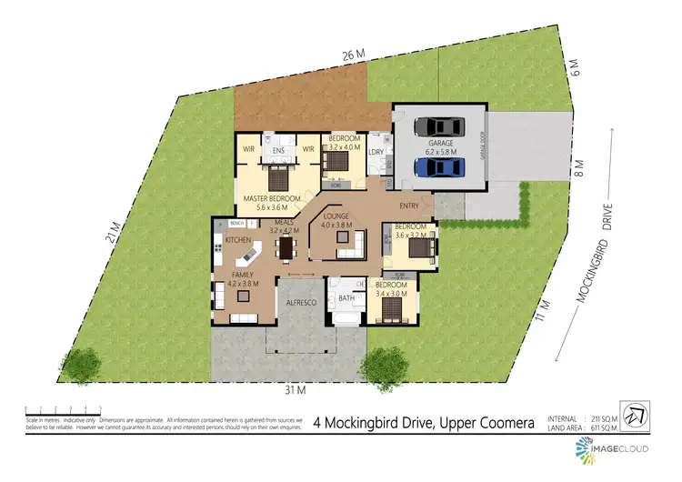Floorplan of Homely house listing, 4 Mockingbird Drive, Upper Coomera QLD 4209