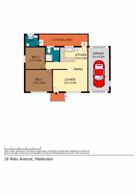 Floorplan of Homely house listing, 18 Walu Avenue, Budgewoi NSW 2262