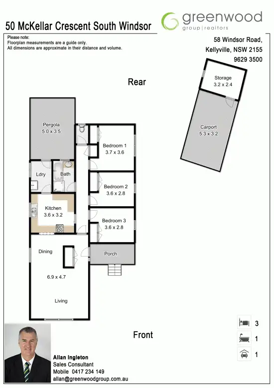 Floorplan of Homely house listing, 50 McKellar Crescent, South Windsor NSW 2756