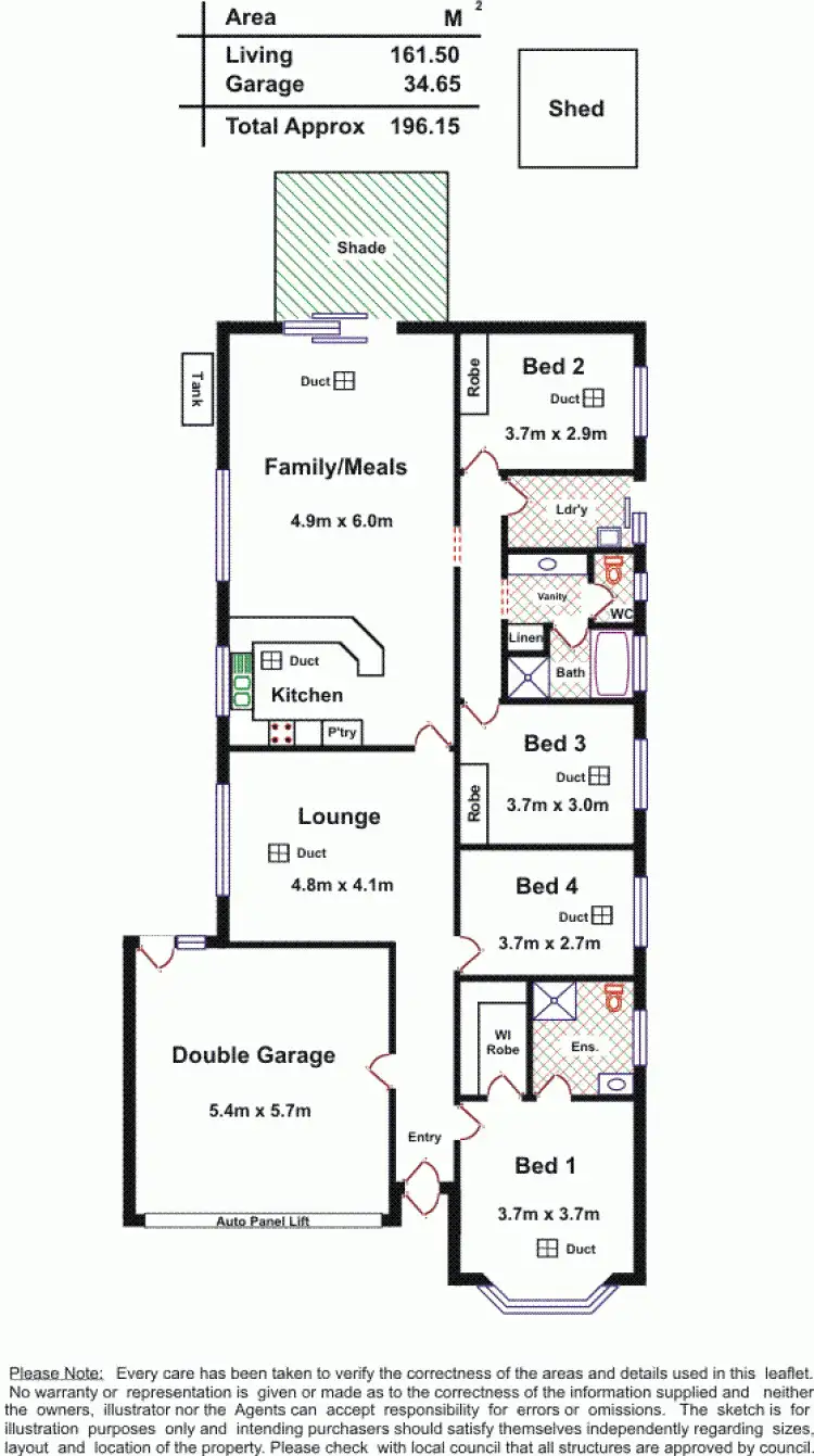Floorplan of Homely house listing, 33 Banff Street, Burton SA 5110