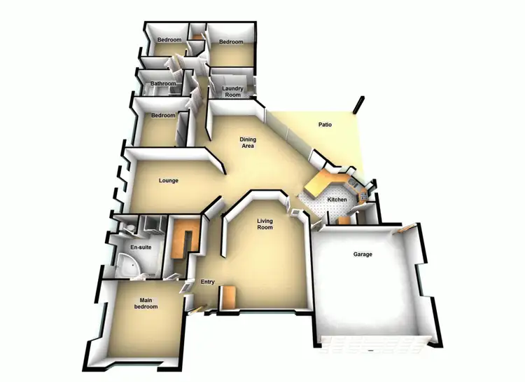 Floorplan of Homely house listing, 145 Forest Ridge Drive, Narangba QLD 4504