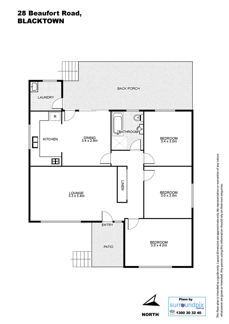 Floorplan of Homely house listing, 28 Beaufort Road, Blacktown NSW 2148