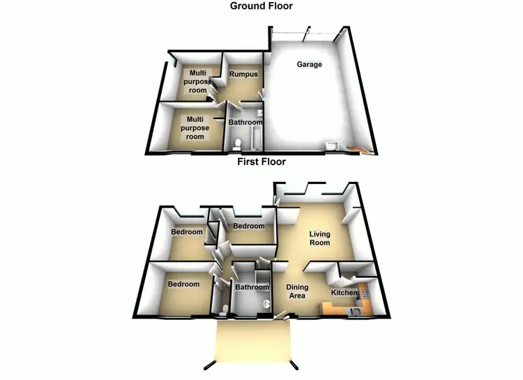 Floorplan of Homely house listing, 55 Pauline Street, Marsden QLD 4132