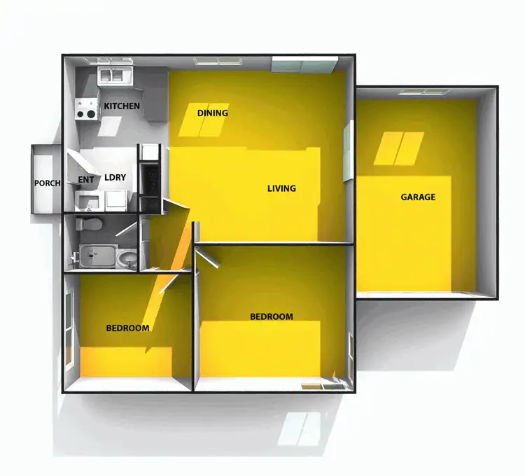 Floorplan of Homely unit listing, 1/27 Walan Street, Mooloolaba QLD 4557