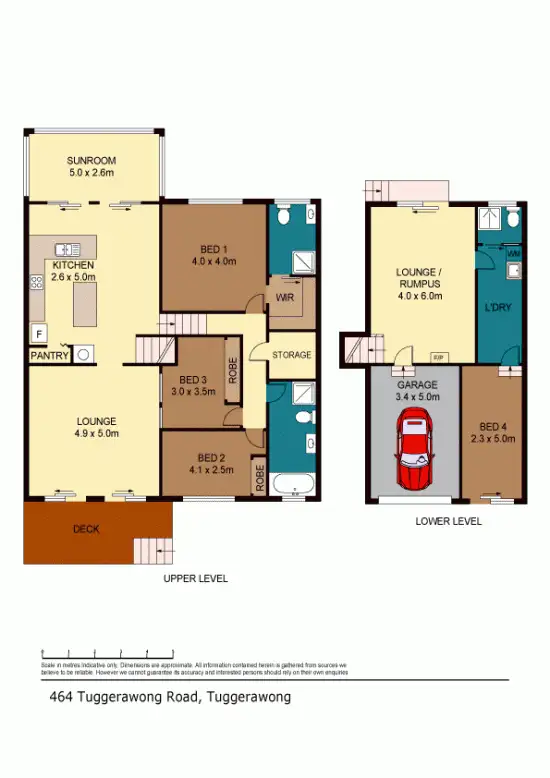Floorplan of Homely house listing, 464 Tuggerawong Road, Tuggerawong NSW 2259