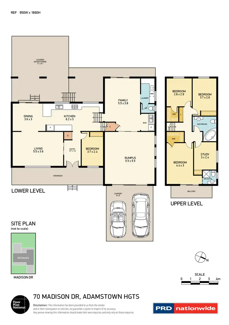 Floorplan of Homely house listing, 70 Madison Drive, Adamstown Heights NSW 2289