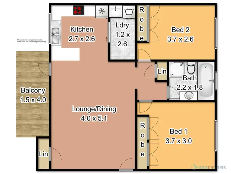 Floorplan of Homely unit listing, 24/147 March Street, Richmond NSW 2753