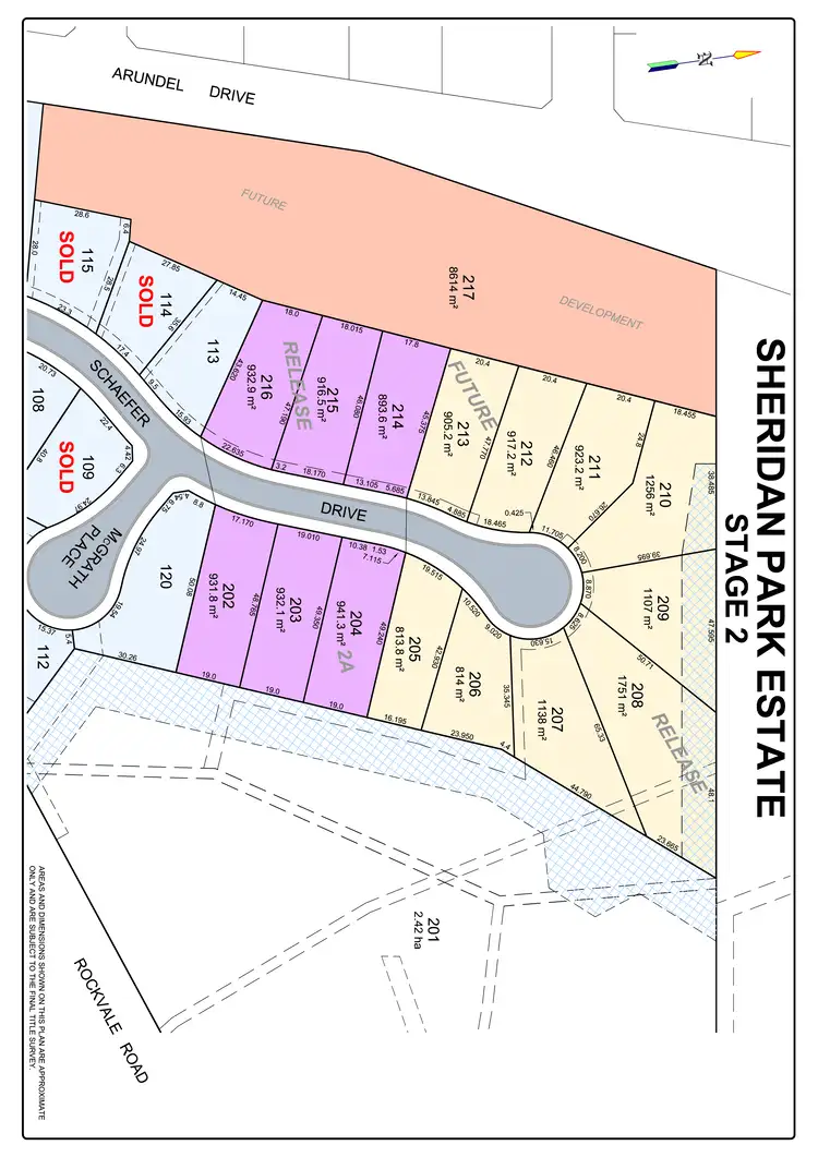 Floorplan of Homely land listing, Lot 208 Schaefer Drive, Armidale NSW 2350