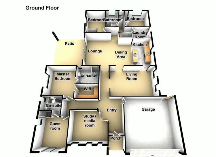 Floorplan of Homely house listing, 22 Central Lakes Drive, Caboolture QLD 4510