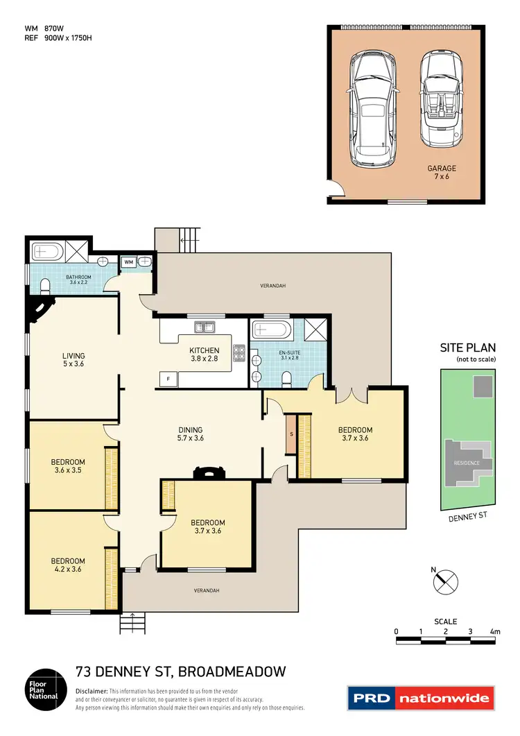 Floorplan of Homely house listing, 73 Denney Street, Broadmeadow NSW 2292
