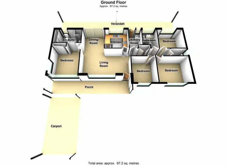 Floorplan of Homely house listing, 28 Helmsley Court, Carindale QLD 4152
