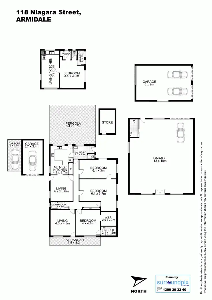 Floorplan of Homely house listing, 118 Niagara Street, Armidale NSW 2350
