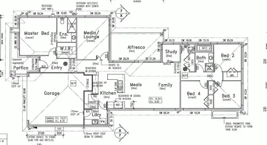 Floorplan of Homely house listing, 25 Green Bluff Road, Sapphire Beach NSW 2450