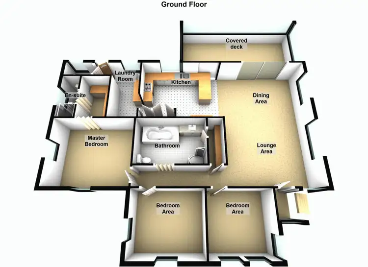 Floorplan of Homely rural property listing, 130 Grampian Road, South Maclean QLD 4280