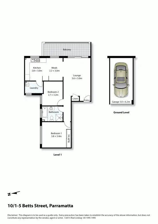 Floorplan of Homely unit listing, 10/1-5 Betts Street, Parramatta NSW 2150
