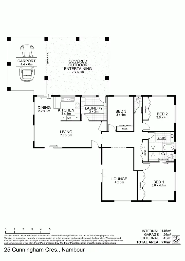 Floorplan of Homely house listing, 25 Cunningham Crescent, Nambour QLD 4560