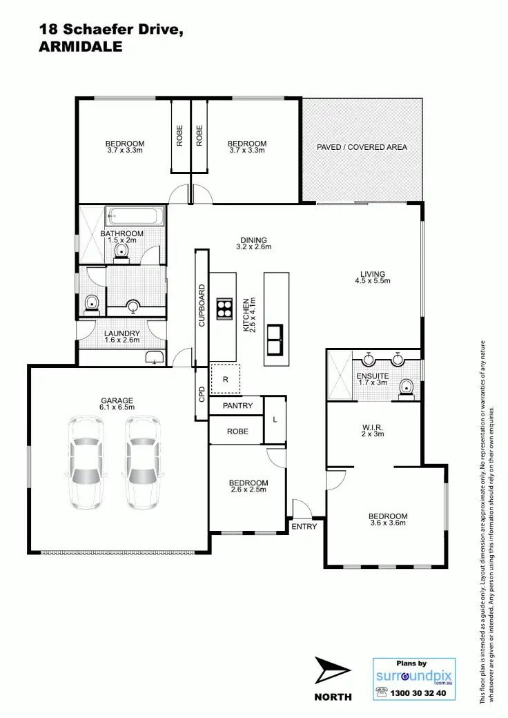 Floorplan of Homely house listing, 18 Schaefer Drive, Armidale NSW 2350