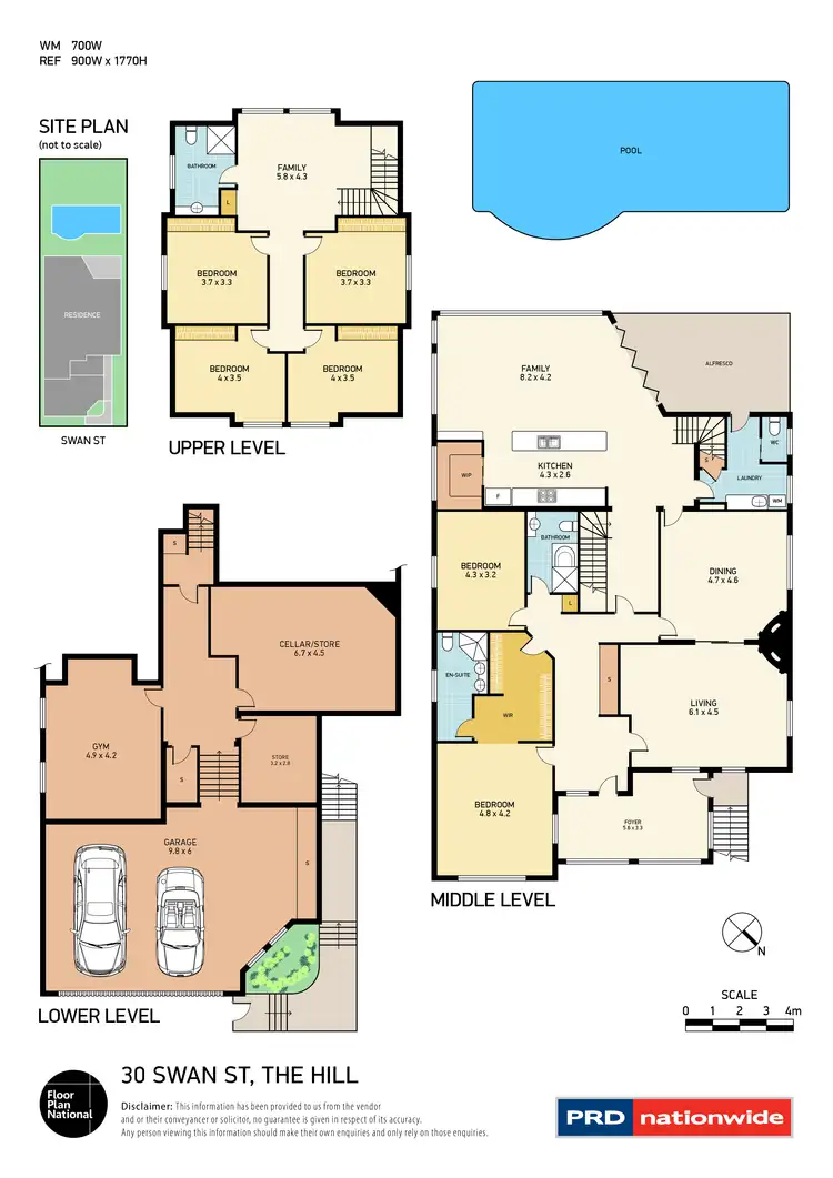 Floorplan of Homely house listing, 30 Swan Street, The Hill NSW 2300