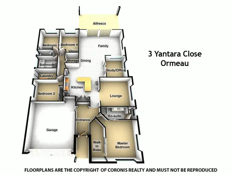 Floorplan of Homely house listing, 3 Yantara Close, Ormeau QLD 4208