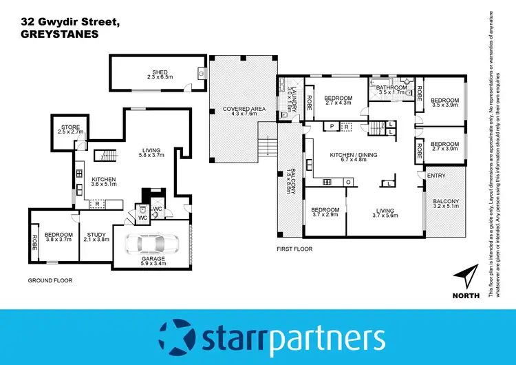 Floorplan of Homely house listing, 32 Gwydir Street, Greystanes NSW 2145