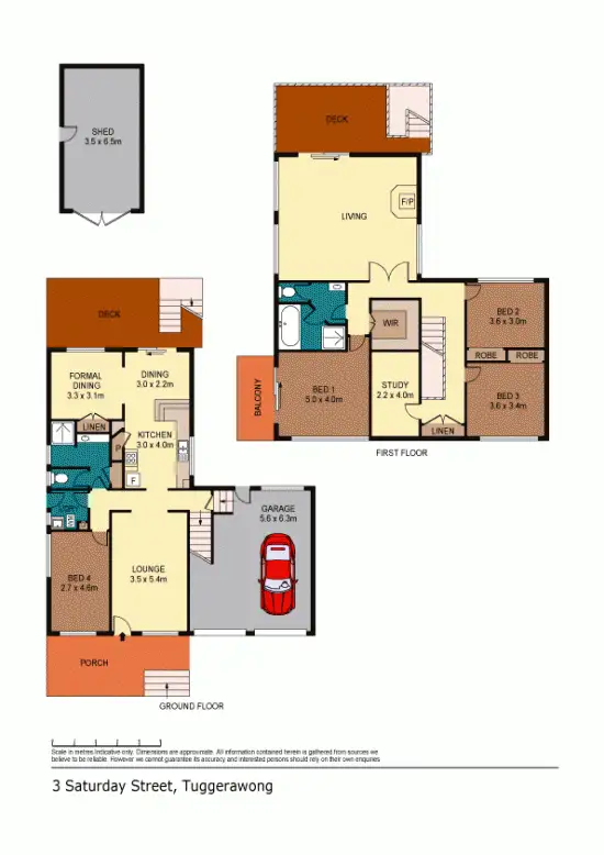 Floorplan of Homely house listing, 3 Saturday Street, Tuggerawong NSW 2259