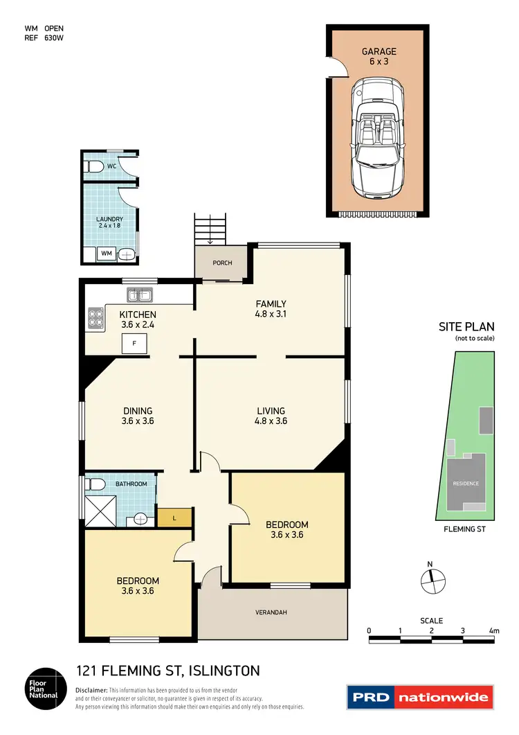 Floorplan of Homely house listing, 121 Fleming Street, Islington NSW 2296