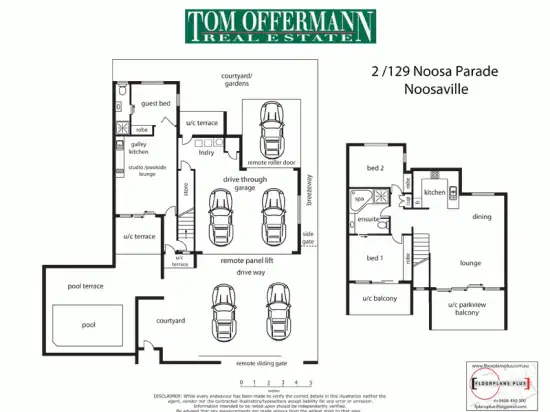 Floorplan of Homely unit listing, 2/129 Noosa Parade, Noosaville QLD 4566