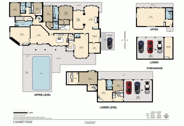 Floorplan of Homely house listing, 2 Sunset Road, Kenmore QLD 4069