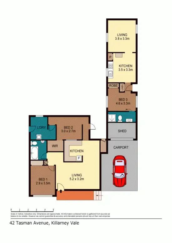 Floorplan of Homely house listing, 42 Tasman Avenue, Killarney Vale NSW 2261
