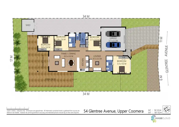 Floorplan of Homely house listing, 54 Glentree Avenue, Upper Coomera QLD 4209
