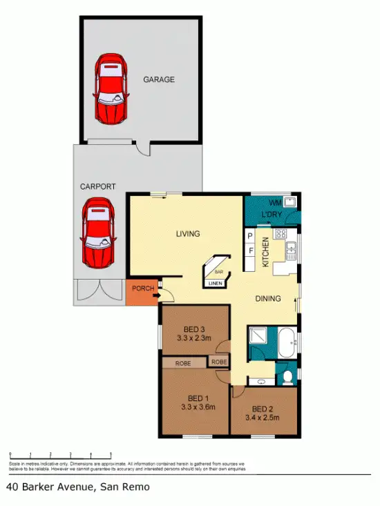 Floorplan of Homely house listing, 40 Barker Avenue, San Remo NSW 2262