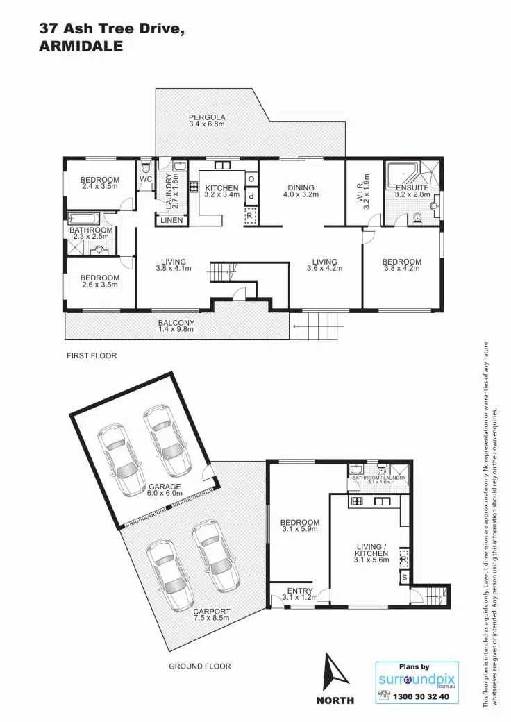Floorplan of Homely house listing, 37 Ash Tree Drive, Armidale NSW 2350