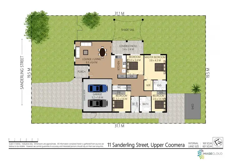 Floorplan of Homely house listing, 11 Sanderling Street, Upper Coomera QLD 4209