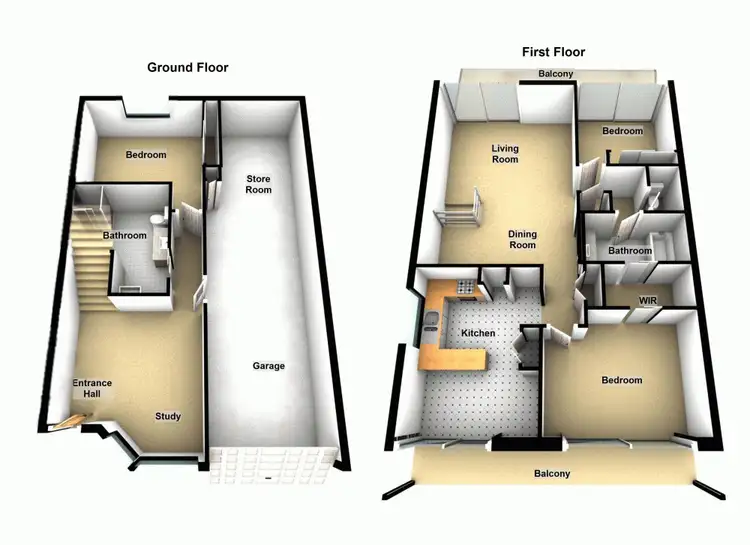 Floorplan of Homely townhouse listing, 34/85 View Crescent, Arana Hills QLD 4054