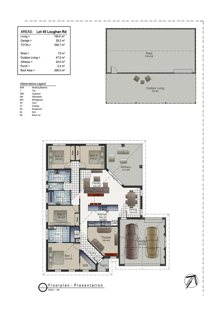 Floorplan of Homely house listing, 38 Loughan Rd, Junee NSW 2663
