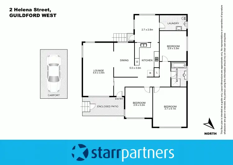 Floorplan of Homely house listing, 2 Helena Street, Guildford NSW 2161
