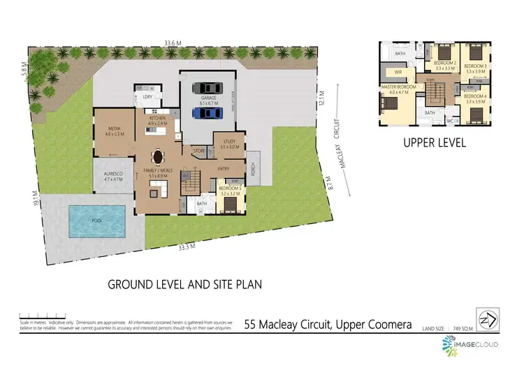Floorplan of Homely house listing, 55 Macleay Circuit, Upper Coomera QLD 4209