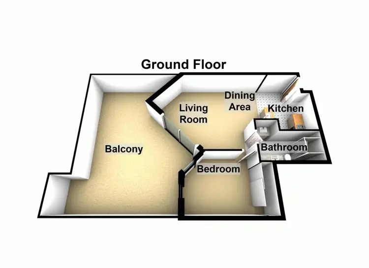 Floorplan of Homely unit listing, 2/80 Hornibrook Esplanade, Clontarf QLD 4019
