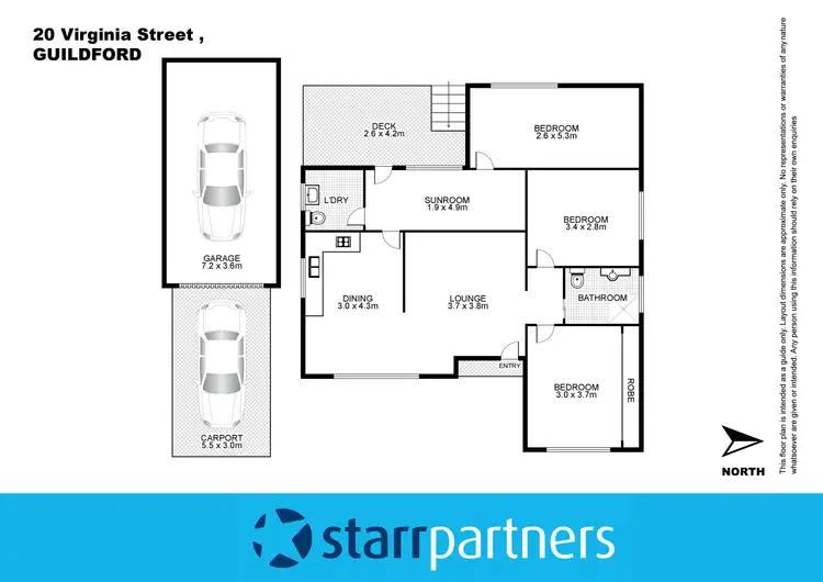Floorplan of Homely house listing, 20 Virginia Street, Guildford NSW 2161