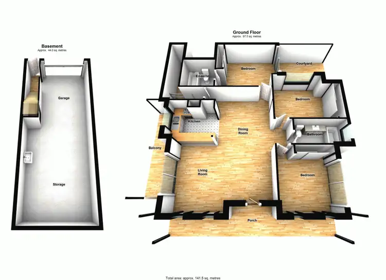 Floorplan of Homely villa listing, 2/101 Sir Fred Schonell Drive, St Lucia QLD 4067