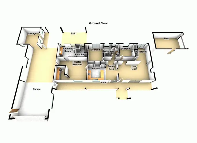 Floorplan of Homely house listing, 7 Hansen Drive, Lawnton QLD 4501