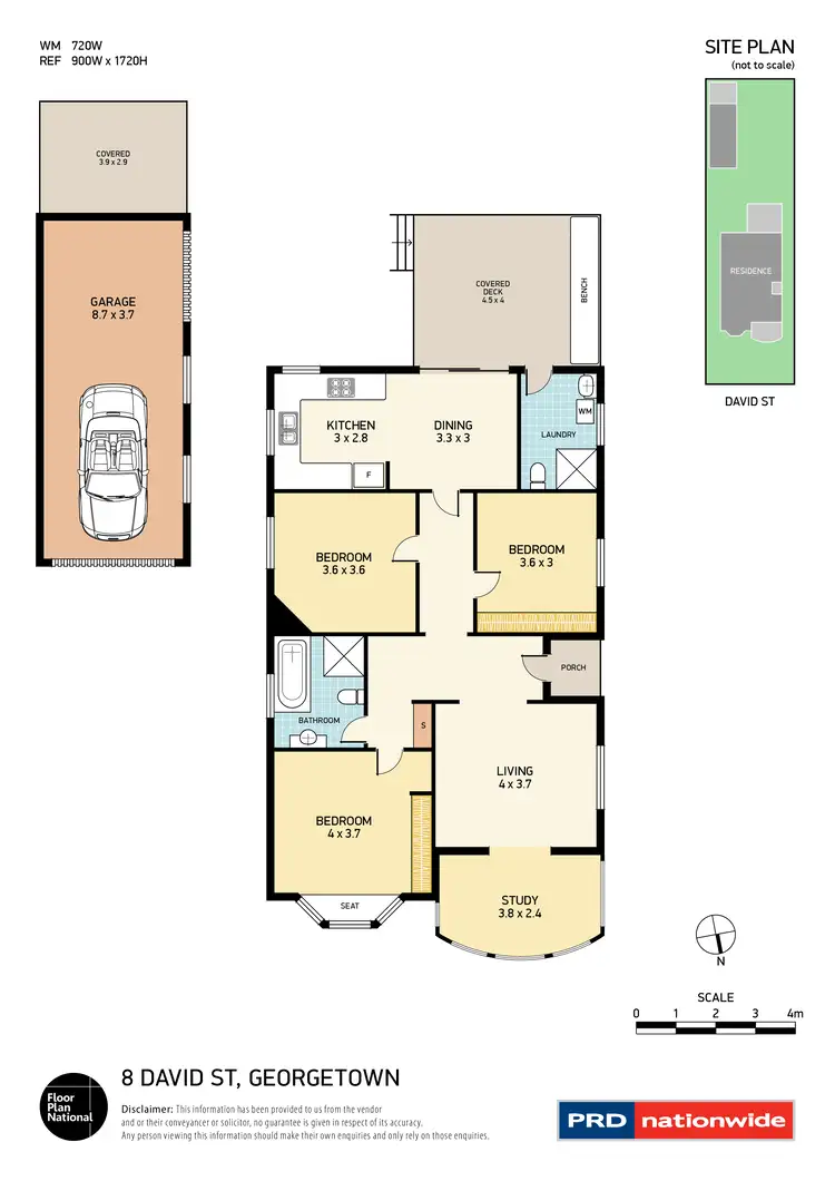 Floorplan of Homely house listing, 8 David Street, Georgetown NSW 2298