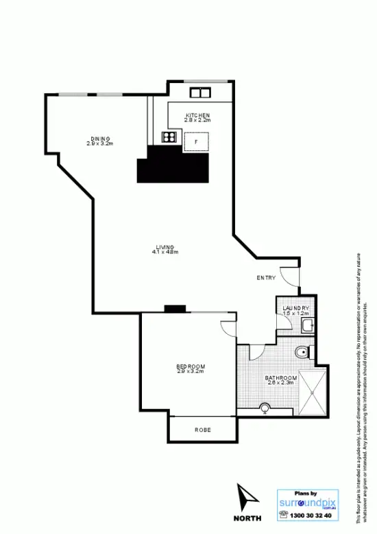 Floorplan of Homely unit listing, 167 Albert Street, Brisbane City QLD 4000