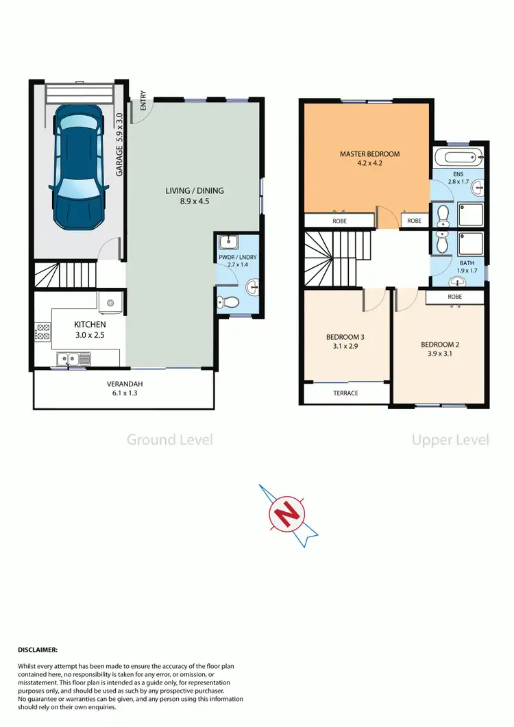 Floorplan of Homely house listing, 6/53 Waterford Street, Kellyville Ridge NSW 2155