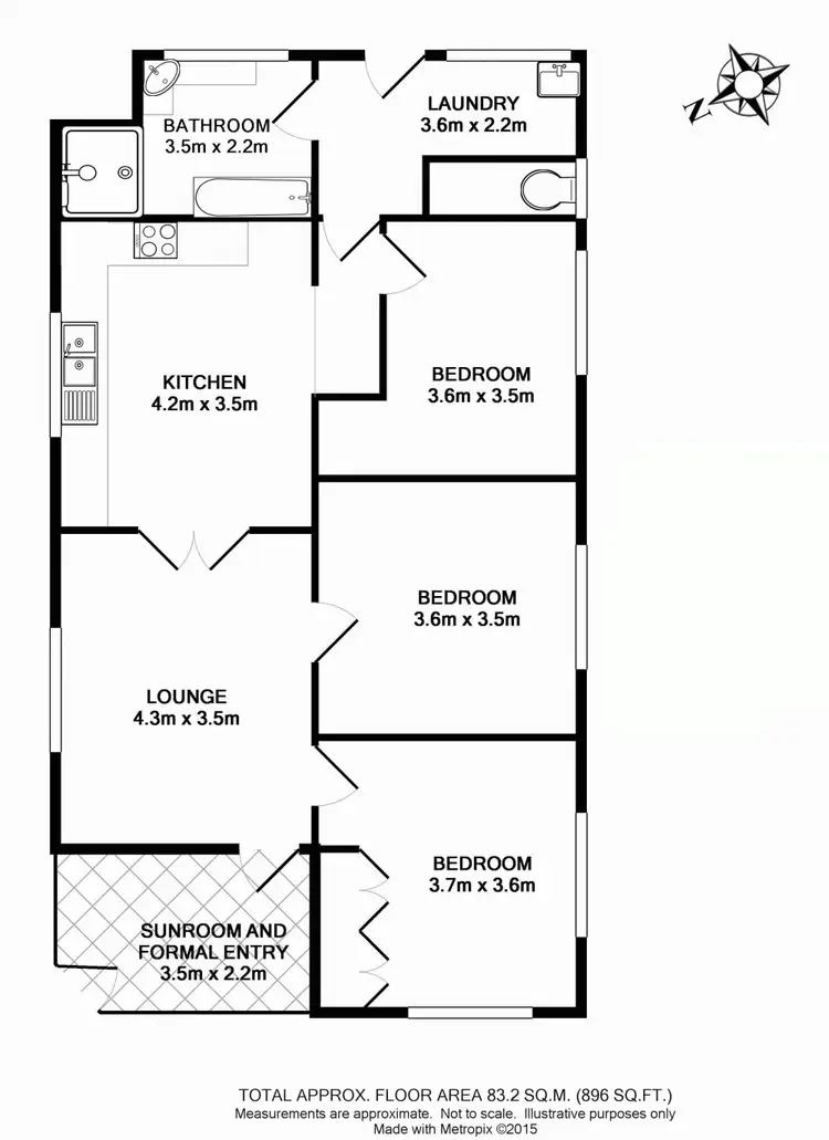 Floorplan of Homely house listing, 14 Gentle Street, North Toowoomba QLD 4350