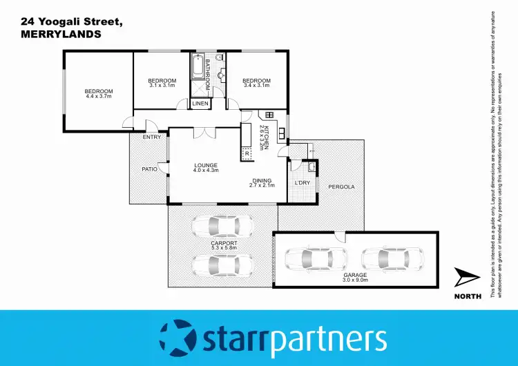 Floorplan of Homely house listing, 24 Yoogali Street, Merrylands NSW 2160