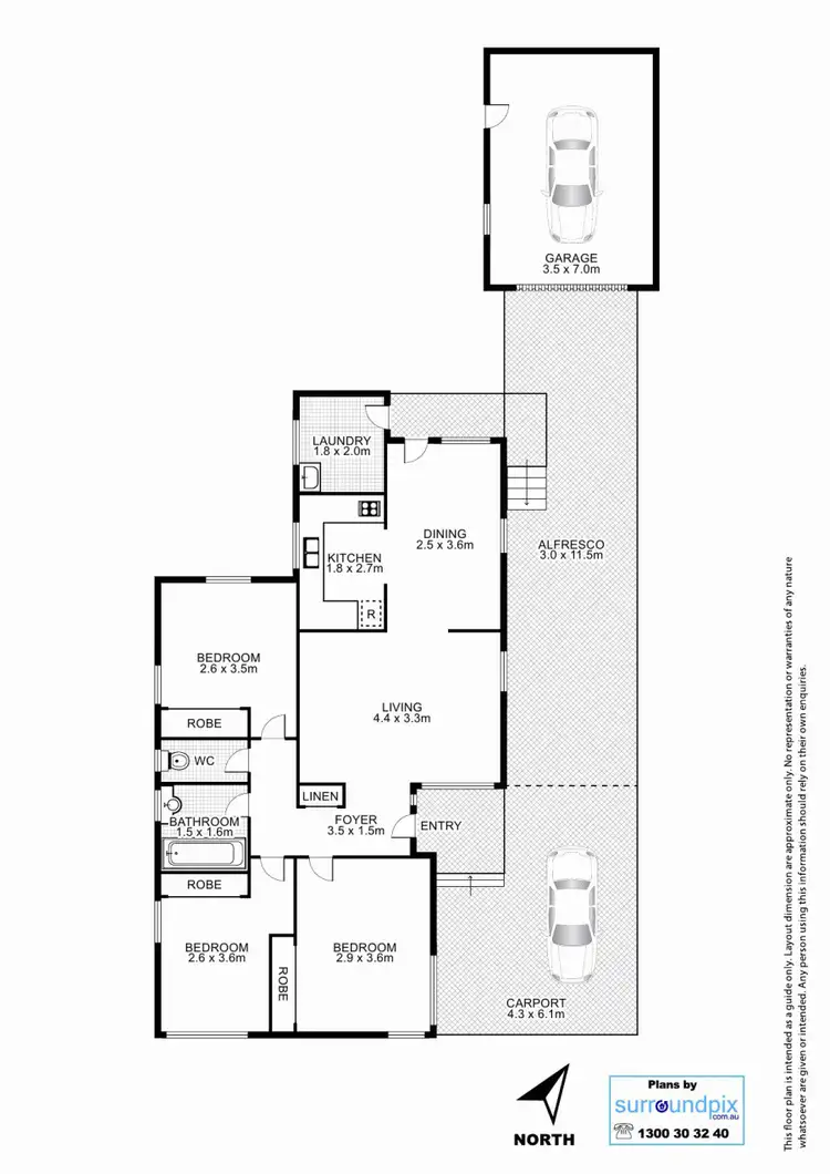 Floorplan of Homely house listing, Address available on request