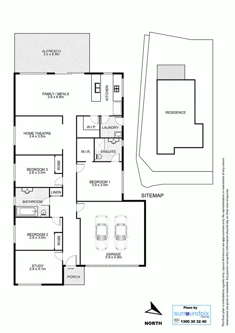 Floorplan of Homely house listing, 8 Shellbourne Place, Cranebrook NSW 2749