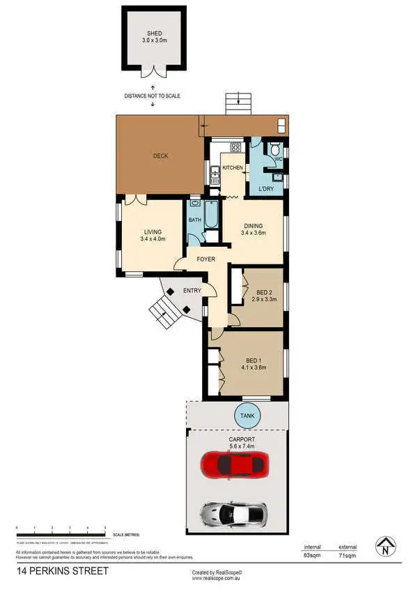 Floorplan of Homely house listing, 14 Perkins Street, Upper Mount Gravatt QLD 4122