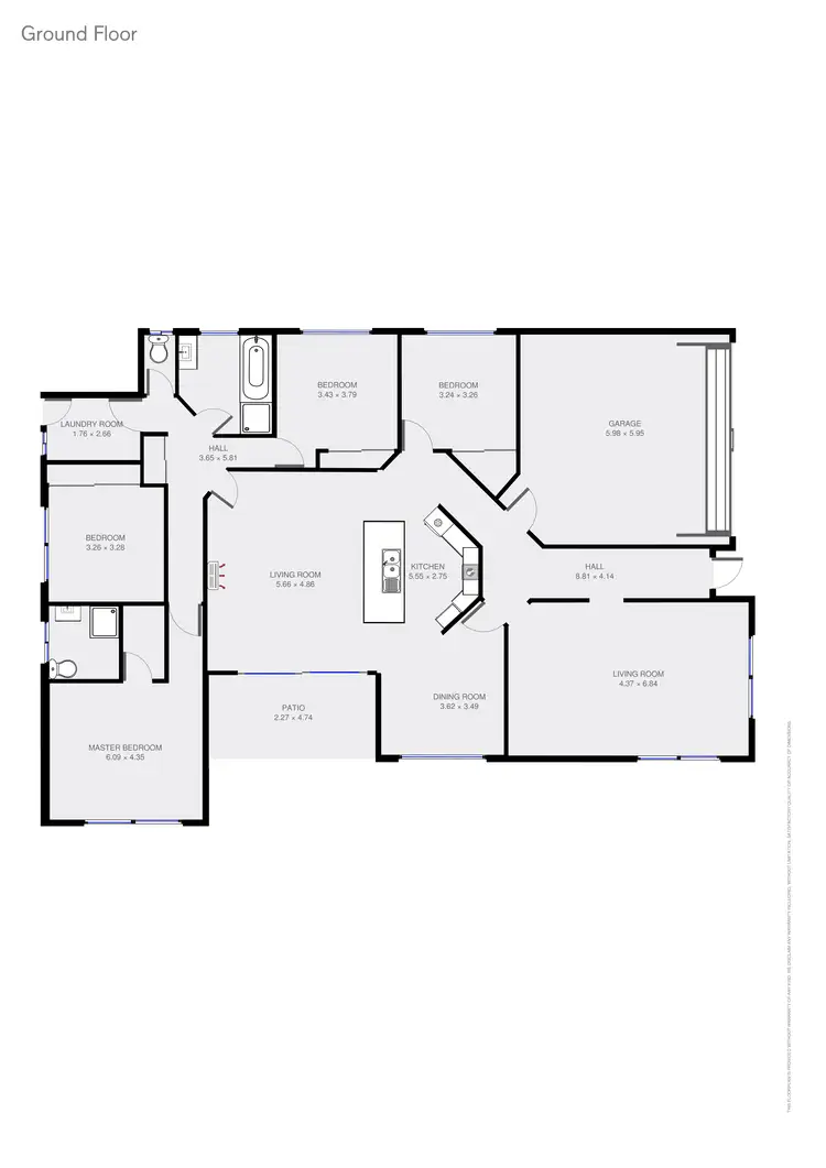 Floorplan of Homely house listing, 4 McCarthy Crescent, Armidale NSW 2350
